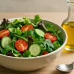 Come condire l’insalata senza esagerare: le dosi di buon senso